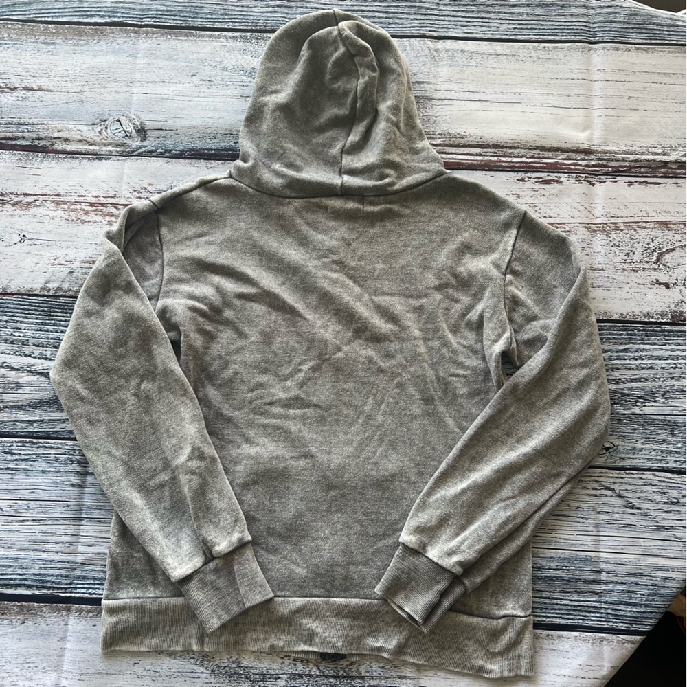 ✅ Ocean Drive Gray Zip-Up Hoodie. Zipper needs sewing - Picture 6 of 9